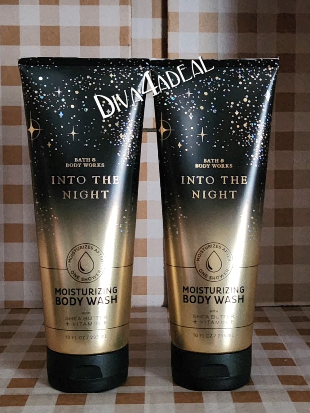 2X Bath & Body Works INTO THE NIGHT 10 FL OZ Moisturizing Body Wash Set